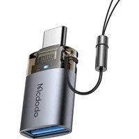 Adattatore OTG USB-C - USB-A McDodo OT-7400, Nero — 3
