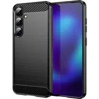 Custodia per Samsung Galaxy S26 S942, Techsuit, Carbonio, Nera — 3