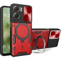 Custodia per Motorola Moto G06, Techsuit, CamGuard Pro, Rossa — 3