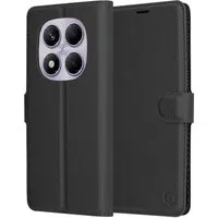Custodia per Xiaomi Redmi Note 14 Pro 4G, Techsuit, Leather Folio, Nera — 3