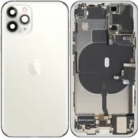 Cover Batteria Apple iPhone 11 Pro, Con Scocca Centrale, Parti Complete, Argento, Swap Premium — 3