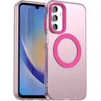 Custodia MagSafe per Samsung Galaxy A15 5G A156 / A15 A155, Techsuit, CandyCase, Rosa — 3