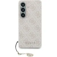 Custodia per Samsung Galaxy S26 S942, Guess, 4G Classic Logo Charm, Rosa — 3