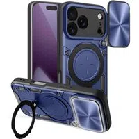 Custodia per Apple iPhone 17 Pro, Techsuit, CamGuard Pro, Blu — 3