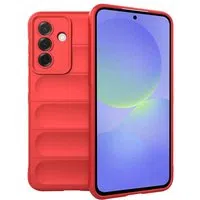 Custodia per Samsung Galaxy A56 A566 / A36 A366, Techsuit, Magic Shield, Rossa — 3