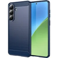 Custodia per Samsung Galaxy S26 Plus S947, Techsuit, Carbonio, Blu — 3