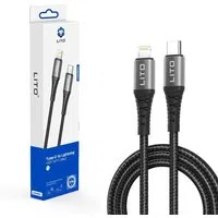 Cavo Dati e Ricarica USB-C - Lightning Lito LD22CL, 27W, 2m, Nero — 3