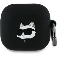 Custodia Karl Lagerfeld 3D Choupette's Head per Apple AirPods 4, Nera — 3