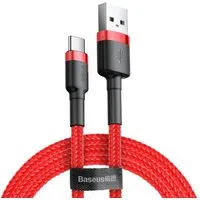 Cavo Dati e Ricarica USB-A - USB-C Baseus Cafule, 18W, 3m, Rosso CATKLF-U09 — 3