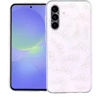 Custodia per Samsung Galaxy A36 A366, Techsuit, SparkleSkin, Trasparente — 3