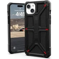 Custodia per Apple iPhone 15 Plus, Urban Armor Gear, Monarch Kevlar, Nera — 3