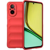 Custodia per Realme C67 4G, Techsuit, Magic Shield, Rossa — 3