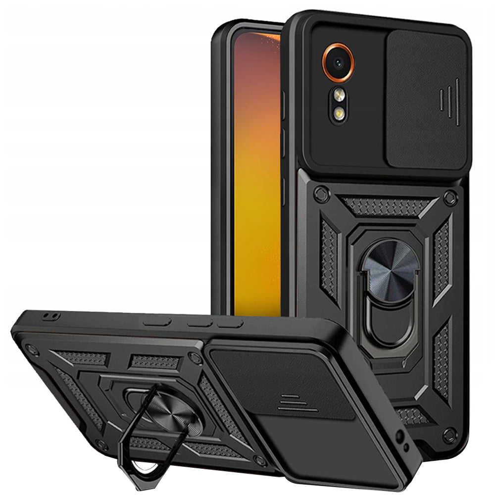 Techsuit Custodia per Samsung Galaxy Xcover7 G556, Techsuit, CamShield, Nera