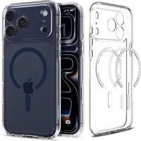 Custodia MagSafe per Apple iPhone 17 Pro Max, Spigen, Ultra Hybrid, Trasparente Blu Navy ACS11108 — 3