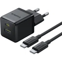 Caricabatterie Retea Con Cavo USB-C Baseus Palm, 30W, 3A, 1 x USB-A - 1 x USB-C, Nero P1011160A113-01 — 3