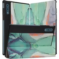 Custodia per Lenovo Yoga Tab Plus, Techsuit, FoldPro Green Time, Multicolore — 3