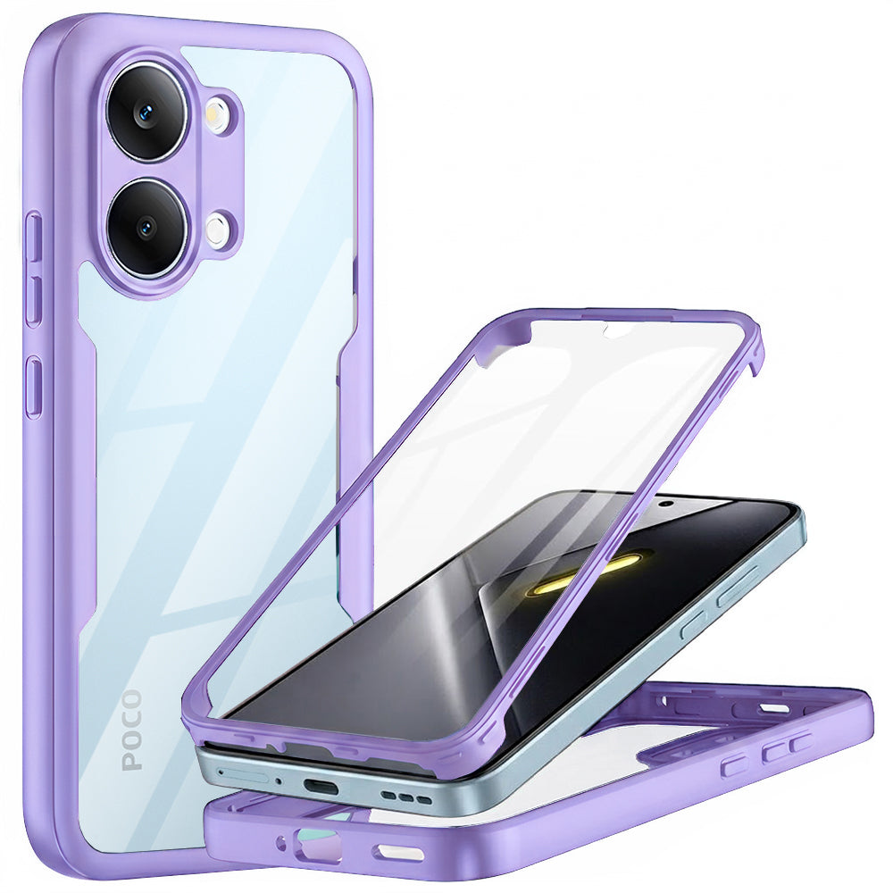Custodia per Xiaomi Poco X8 Pro Max, Techsuit, ColorVerse 360, Viola