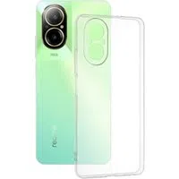 Custodia per Realme C67 4G, Techsuit, Chiara, Trasparente — 3