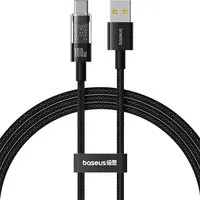 Cavo Dati e Ricarica USB-A - USB-C Baseus Gem, 100W, 1m, Nero P10373002111-00 — 3