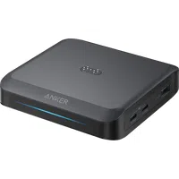 Caricabatterie Stazione Anker per batteria esterna Prime, 150W, 5A, 1 x Pogo Pin - 1 x USB-A - 2 x USB-C, Nero A1903G11 — 3