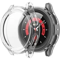 Custodia Techsuit Defense360 Pro per Samsung Galaxy Watch5 Pro 45mm, Trasparente — 3