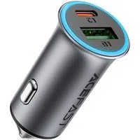 Caricabatterie Auto Acefast B16, 95W, 3.25A, 1 x USB-A - 1 x USB-C, Grigio — 3