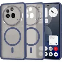 Custodia MagSafe per Nothing Phone (3a) Pro, Techsuit, HaloFrost, Blu Navy — 3