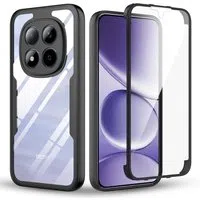Custodia per Xiaomi Redmi Note 15 Pro 5G, Techsuit, ColorVerse 360, Nera — 3
