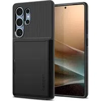 Custodia per Samsung Galaxy S25 Ultra S938, Spigen, Slim Armor CS, Nera ACS08967 — 3