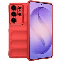Custodia per Samsung Galaxy S26 Ultra S948, Techsuit, Magic Shield, Rossa — 3