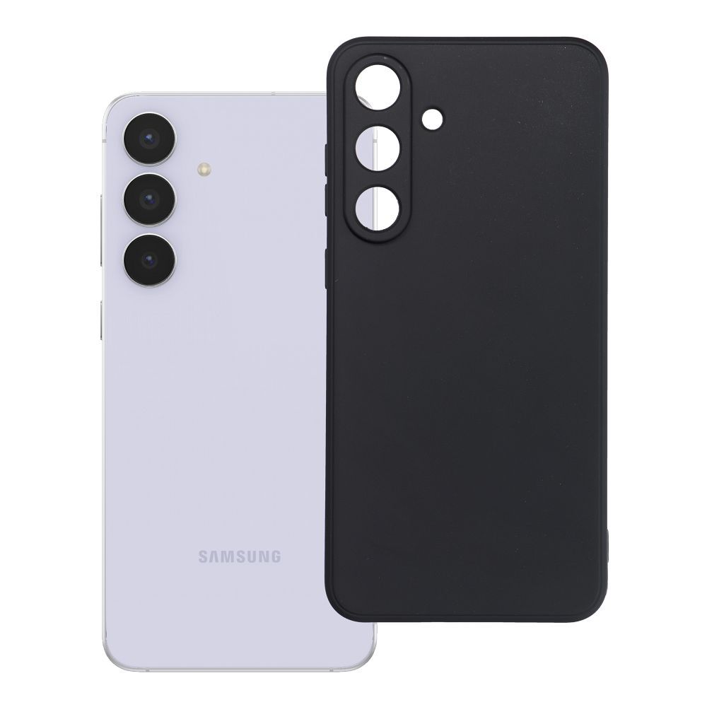 GSMnet Custodia per Samsung Galaxy S25 FE, OEM, Opaca, Nera
