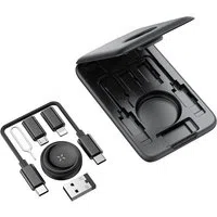 Caricabatterie Wireless con Organizer McDodo CH-2440 8in1 per Apple Watch Series, Nero — 3