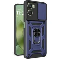 Custodia per Motorola Moto G06, Techsuit, CamShield, Blu — 3