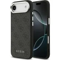 Custodia MagSafe per Apple iPhone 17 Air, Guess, 4G Classic Logo, Nera — 3