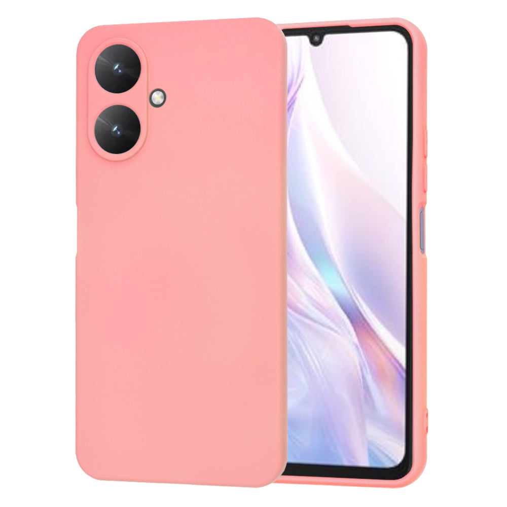 Custodia per Xiaomi Poco M6 / Redmi 13C 5G, Techsuit, SoftFlex, Rosa Chiaro