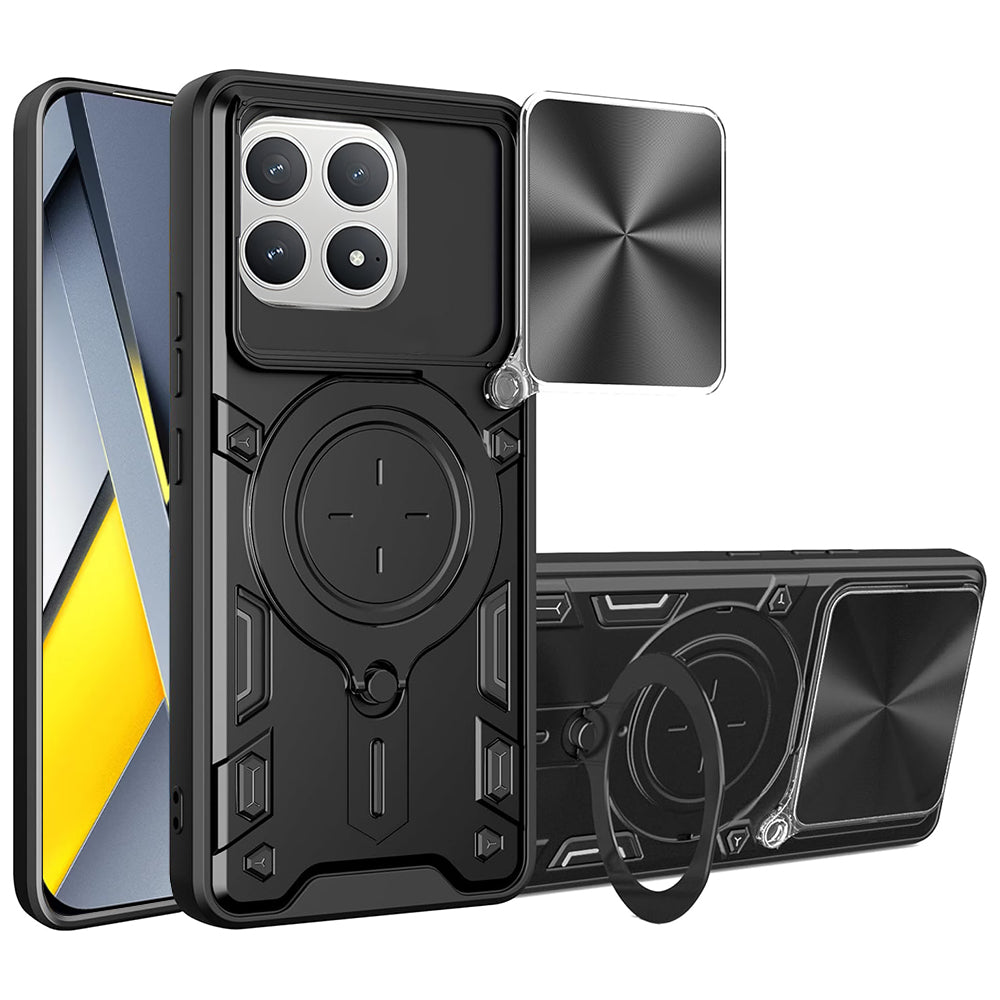 Techsuit Custodia per Xiaomi Poco F8 Pro, Techsuit, CamGuard Pro, Nera