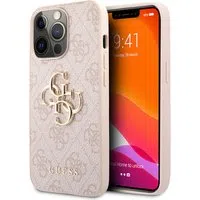 Custodia per Apple iPhone 13 Pro, Guess, 4G Metal Logo, Rosa — 3