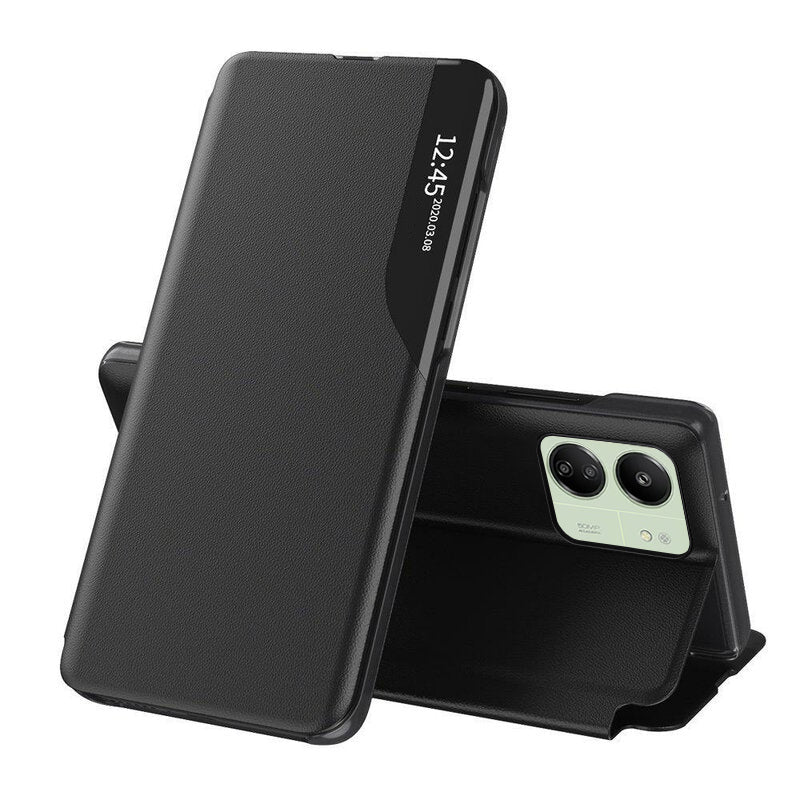 Custodia per Xiaomi Redmi 13C 5G / 13C / Poco C65, Techsuit, eFold, Nera