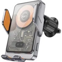 Caricabatterie Auto Wireless HOCO HW7, 15W, 1.67A, Nero — 3