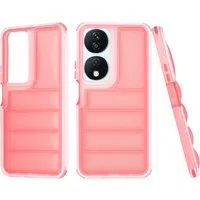 Custodia per Honor X7b 5G / 90 Smart / X7b 4G, Techsuit, Wave Shield, Rossa — 3