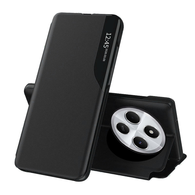 Techsuit Custodia per Xiaomi Poco C75 / Redmi 14C, Techsuit, eFold, Nera