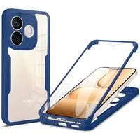 Custodia per Honor 600 Lite, Techsuit, ColorVerse 360, Blu — 3