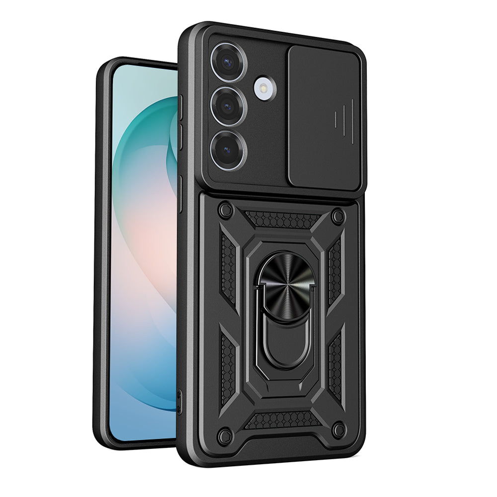 Techsuit Custodia per Samsung Galaxy S26 Plus S947, Techsuit, CamShield, Nera