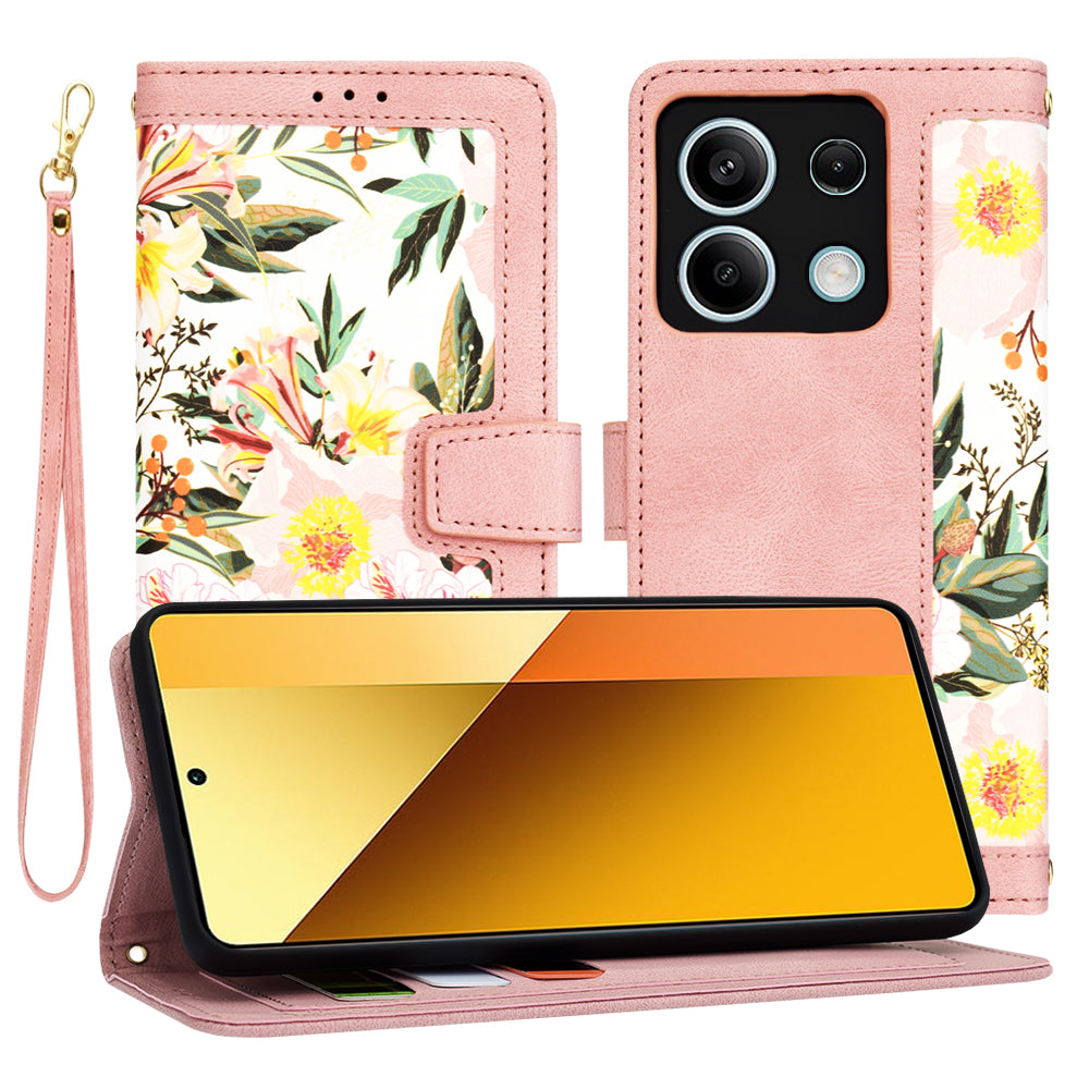 Custodia per Xiaomi Redmi Note 13 5G, Techsuit, FlipCraft, Rosa