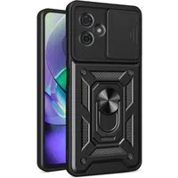 Custodia per Motorola Moto G54, Techsuit, CamShield, Nera — 3