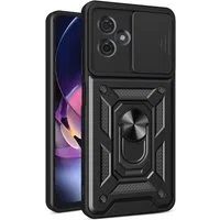 Custodia per Motorola Moto G64 / G54 Power Edition, Techsuit, CamShield, Nera — 3