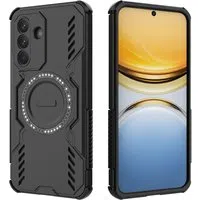 Custodia MagSafe per Samsung Galaxy A37 5G, Techsuit, ArmorMag, Nera — 3