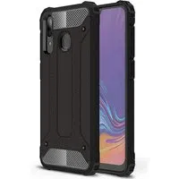 Custodia per Samsung Galaxy A20e A202, Techsuit, Hybrid Armor, Nera — 3