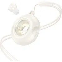 Vivavoce Bluetooth HOCO EW71 Mini Donut, TWS, Bianco — 3