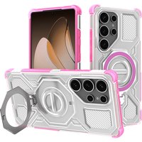 Techsuit Custodia per Samsung Galaxy S25 Ultra S938, Techsuit, Carbon Shield Pro, Rosa — 2